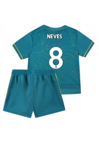 Wolves Ruben Neves #8 Babytruitje Uit tenue Kind 2022-23 Korte Mouw (+ Korte broeken)